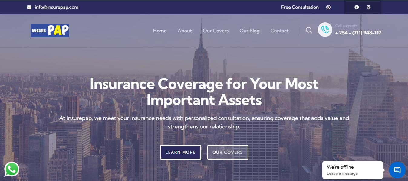Insurepap Website