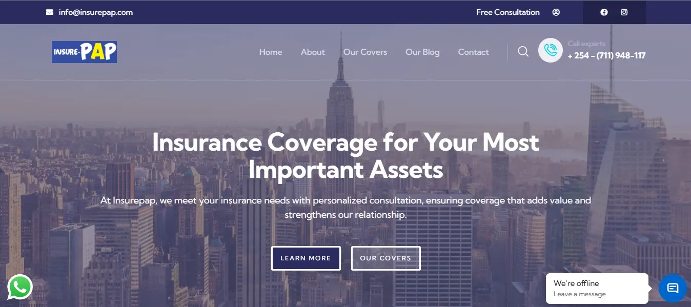 Insurepap Website