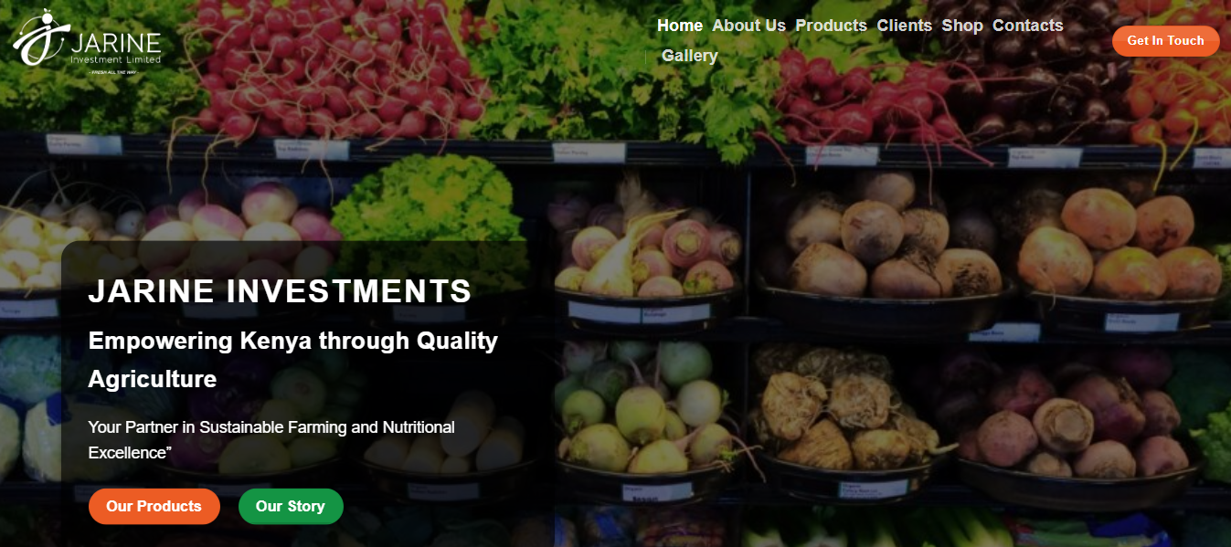 Jarine Investments Website